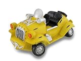 アンティークスタイル車Statueコインバンク貯金箱 イエロー 56595-YELLOW
