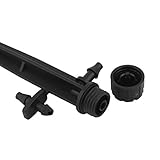 Fenteer ドリッパー　灌漑　スプリンクラー　調整可能　アジャスター付　ブラック　約50個入り　耐久性