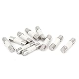 uxcell　セラミックヒューズ　チューブ　ブロー　クイック　10個入 250V 3A 5mmx20mm