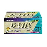 Victor 3DF-300B D-VHSテープ3巻パック