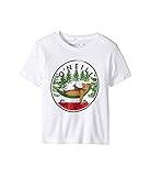 O'NEILL(オニール) ボーイズTシャツ・タンクトップ・シャツ Hibernation Screen Short Sleeve Tee (Toddler/Little Kids) White XL