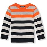 THE CHILDREN'S PLACE(ザ・チルドレンズプレイス) ロングスリーブカラーブロックストライプセーター トップスニット 18～24ヶ月【並行輸入】