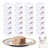Happy Days(ハッピーデイズ) 猫用 ウェットフード まぐろムース 子猫用 総合栄養食 キャットフード 80g×24個セット Cherie(シェリー)