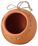 丸和貿易 ミニ植木鉢 テラコッタ まんまるプランター まんまるポット L 400680502