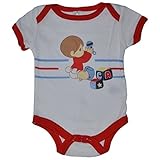 Precious Momentsベビー男の子ボディスーツとパンツセット – Boy with Teddy Bear on Clouds カラー: ブルー