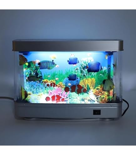 Amazon | 観賞魚シミュレーションランプ、水族館ランプ、LEDシー 