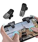 荒野行動 コントローラー PUBG Mobile COD プロのスマホシューティングゲーム 射撃ボタン 連打機 50連打 1秒6/15/30/50回タップ 高感度 電源ボタンと干渉しない ズレ防止 連続40ゲームをプレイし続けることができます iphone/Android対応 (日本語取説付き)