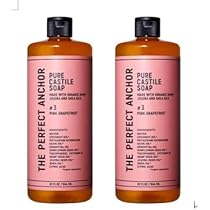 ザパーフェクトアンカーピュアカスチールソープ944mlx6ピンクグレープフルーツ THE PERFECT ANCHOR】ピュア カスチールソープ#3（ピンク
