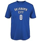 ラッセル・ウェストブルックオクラホマシティ・サンダー# 0 NBA Youth HD Net Player Tシャツ ブルー