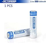 JETBeam 2600 mAh 9.6 MH 3.7 V 18650充電式バッテリーブルー/仕様:。製品名: JETBeam 18650 3.7 V充電式バッテリー。。ブランド: JETBeam。。