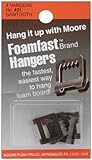 ムーアプッシュピンFoamfast Hangers、4 -パックby Moore push-pin