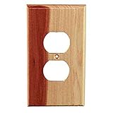 Sierra Lifestyles Traditional Switch Plate, 1 Duplex, Tennessee Aromatic Cedar by Sierra Lifestyles