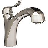 Whitehaus wh2070952-c wh2070952-cjemコレクション1つ穴/シングルレバーハンドル蛇口with aプルアウトスプレーヘッド、ポリッシュクローム