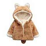 Tonsee 女の子 男の子 可愛い コート 秋冬子供服 厚手 ジャケット 暖かい アウターウェア 防寒 (70, カーキ)