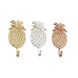 Assortedカラーpinapple-shapedフック(セットof 3 )