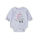 MYDABABYキッズ ロンパース 長袖ガールズ 赤ちゃん 春 夏 男の子 女の子 男女兼用 80 9-12m ダークグレー