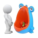AOLVO Froggyトイレトレーニング小便器、Toddler Boy Standingトイレトレーニング小便器フラッシュポータブルトイレfor Little Boys 7025779547436