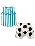 ARABOYO　男の子　シャツ　ショットパンツ　2点セット　バスケットボール模様　サッカー　数字つき　袖なし　純綿　通気　さわやか　流行る　子供　ベビー　キッズ　がルーズ　ボーイズ　かわいい　運動　ス