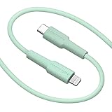 ラスタバナナ 充電ケーブル iPhone iPad 用 やわらか ケーブル Type-C to Lightning 1.5m ライトグリーン R15CACL3A03LGR