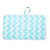 IPOTCH 全3色　おむつ取替えマット　取替えマット　男の子　女の子　折りたたみ　軽量　携帯便利　 - 緑, 約60 * 35cm