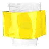 TOYO 腕章 「 黄色無地 」ピンなし 長さ調節バンド式 NO.65-992