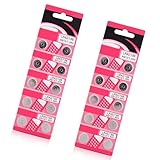 Yolitap 高容量 AG12 LR43 ボタン電池 AG12 LR43 1.5 V アルカリボタン電池 ミニライトやおもちゃ用