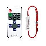 niceeshop(TM) シングルカラーストリップライト用DC 524V 12Aミニ LEDコントローラーディマー(RFワイヤレスリモコン付き)