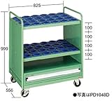 OS(大阪製罐) ツーリングパネルワゴン(引出し付タイプ) (HSK・NC5用) PD1048D