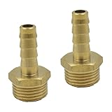 SONONIA 2つ　10mm　3/8インチ　真ちゅう　ついた　ホース　チューブ　パゴダ　継手カプラ　コネクタ