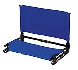 (Royal Blue) - The Stadium Chair Co. Deluxe Wide Model GAMECHANGER Stadium Chair