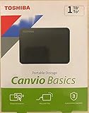 TOSHIBA 東芝 CANVIO BASICS USB3.0対応 2.5インチ ポータブル 外付ハードディスク (1TB)