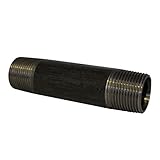JFE継手 黒 ロングニップル 25A×200A (5本入り)