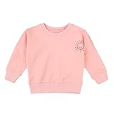 Tovadoo 子供服 ベビー服 女の子 パーカー 長袖 秋冬 プリント 太陽柄 可愛い ファッション パーティー 旅行 保育園