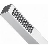 High Quality KX82651 Designer Trimscape Claremont ABS Rubber Square Hand Shower, Polished Chrome