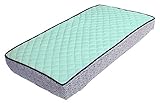 Bacati Noah Tribal Solid Quilted Top Cotton Percale with Polyester Batting Grid Gusset Diaper Changi