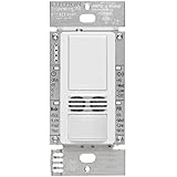 Lutron MS-B102-WH Maestro 6-Amp 3-Way/Multi-Location Dual Tech Occupancy Sensor Switch, White [並行輸入品