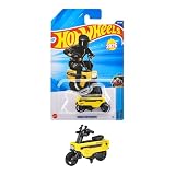 ホットウィール(Hot Wheels) ベーシックカー ホンダ モトコンポ 乗り物おもちゃ ミニカー 3歳から イエロー JFN73