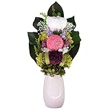 仏花 プリザーブドフラワー 【静華 藤紫】 枯れない仏花