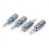 uxcell　スクリュードライバービット　ねじ回しビット　六角シャンク　2mmチップ　6.3mmシャンク　4個