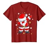 おかしいサンタクロース子供たちクリスマスDabbing Santa Tシャツ
