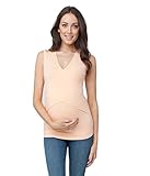 RIPE maternity エンブレースタンクナーシングマタニティトップ サイズM ピーチソルベ S6045 授乳対応