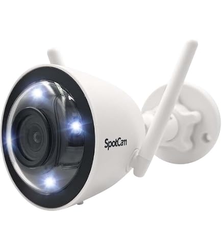 Amazon.co.jp: SpotCam Pano 3 （1080P）＆180度パノラマ表示 デュアル