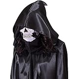 「Rina’s house」死神 2点セット コスプレ マント コスチューム マスク ハロウィン 仮装 かま 骸骨 お面 ホラー セット 変装用 衣装…