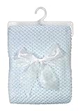 Stephan Baby Ultra Soft Popcorn Fleece Blanket, Blue [並行輸入品]