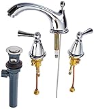 Pfister f-wl8 – 700 Cクラシック2-handle Widespreadバスルーム蛇口、8インチ、ポリッシュクローム