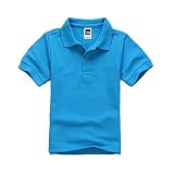 高品質の綿の夏の赤ちゃんの男の子の服半袖の子供のTシャツの男の子のポロシャツ