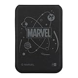 [イングレム] スマートフォン用カードポケット magness 汎用 マグネット スマホ カードポケット スタンド レザー マーベル ロゴ IS-DMMGCP2B/MV9