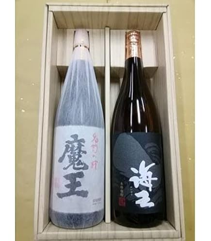 Amazon.co.jp: 魔王 桐箱入(魔王印字 正規箱) 25度 1800ml 芋焼酎