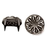 Filigree Nailhead, Size 30, Solid Brass, Colonial Nickel Finish, 300 pieces per pack [並行輸入品]