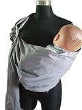 Corewill Baby Wrap Sling Carrier for Newborns Breastfeeding Nursing Cotton (Grey) by Corewill
